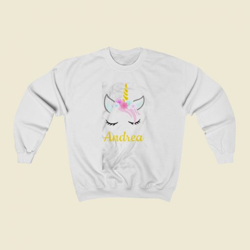 Andrea Unicorn Christmas Sweatshirt Style