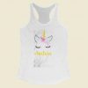 Andrea Unicorn Women Racerback Tank Top