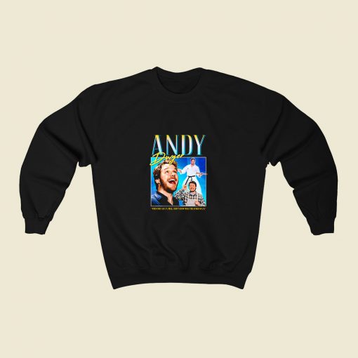 Andy Dwyer Homage 80s Fashionable Sweatshirt