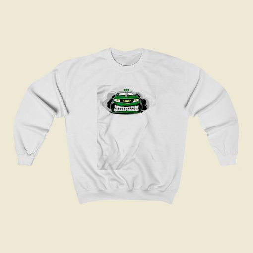 Angry Car Christmas Sweatshirt Style