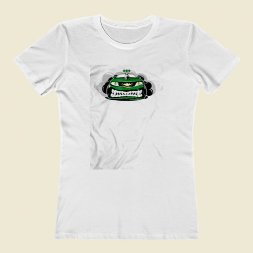 Angry Car Women T Shirt Style