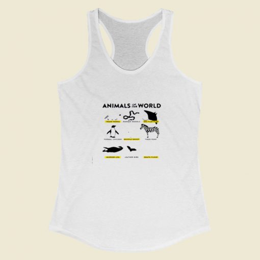 Animals Of The World Women Racerback Tank Top