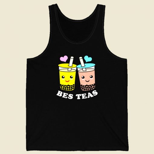 Anime Bes Teas Boba Bubble Tea Men Tank Top