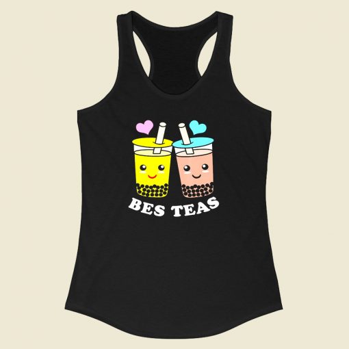 Anime Bes Teas Boba Bubble Tea Racerback Tank Top Style