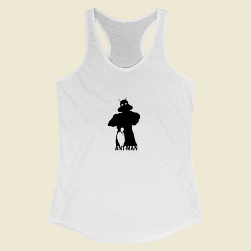 Ant Man Silhouette Women Racerback Tank Top