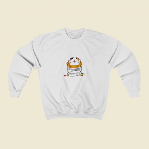 Antidepressant Hamster Christmas Sweatshirt Style