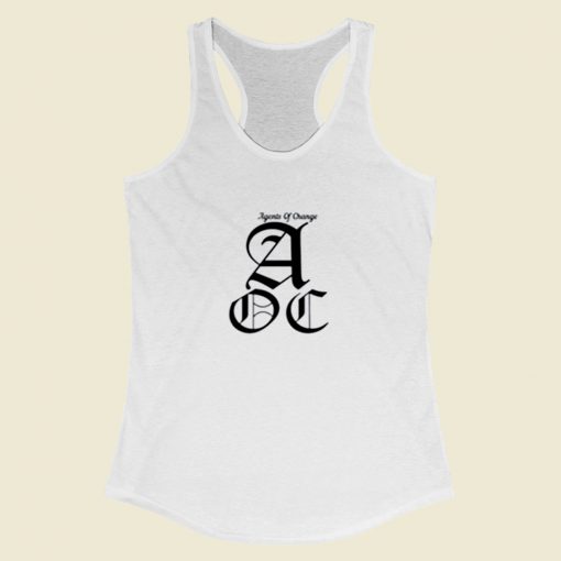 Aoc Agents Of Change Women Racerback Tank Top