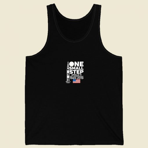 Apollo 11 One Small Step Moon Landing Men Tank Top