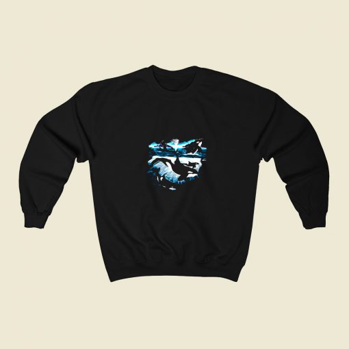 Aquarium 80s Fashionable Sweatshirt