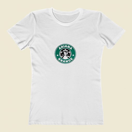 Ariana Grande Starbucks Logo Women T Shirt Style