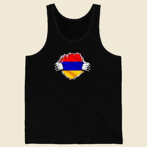 Armenia Roots Flag Men Tank Top