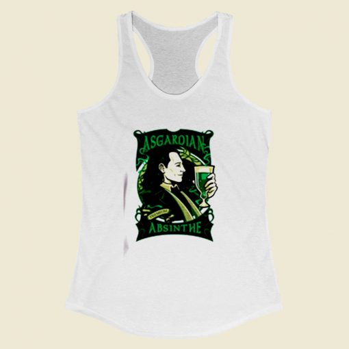 Asgardian Absinthe Thor Women Racerback Tank Top