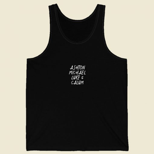 Ashton Michael Luke Calum 5sos Men Tank Top