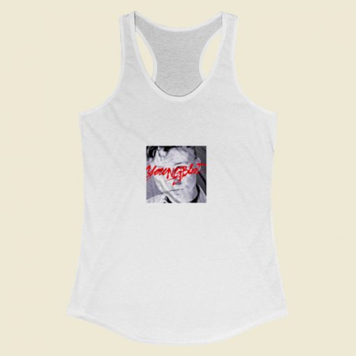 Ashton Youngblood 5sos Women Racerback Tank Top