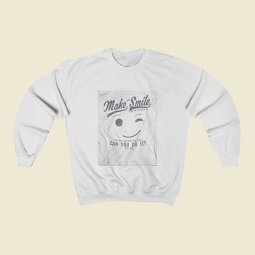 Ask Me To Make You Smile Christmas Sweatshirt Style