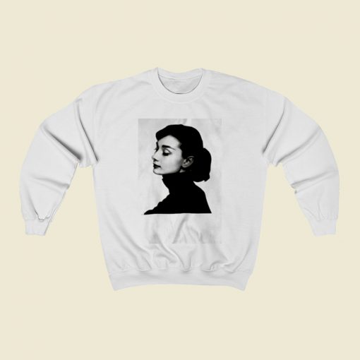 Audrey Hepburn Christmas Sweatshirt Style