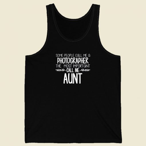 Aunt Photographer Men Tank Top