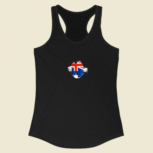 Australian Flag Racerback Tank Top Style