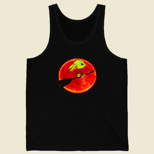 Baby Yoda Blood Moon Men Tank Top