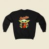 Baby Yoda Hug Baltimore 80s Fashionable Sweatshirt