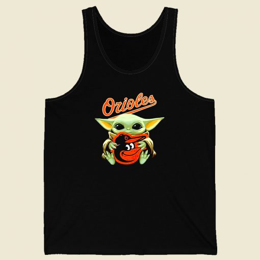 Baby Yoda Hug Baltimore Men Tank Top