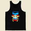 Baby Yoda Mask Hug Chevron Men Tank Top