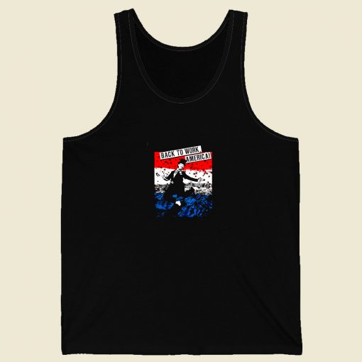 Back To Work America Men Tank Top