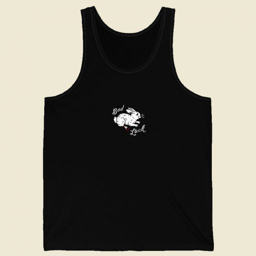 Bad Luck Rabbit Foot T Shirt Men Tank Top