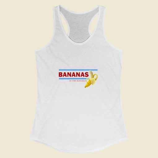 Bananas In The Bahamas Women Racerback Tank Top