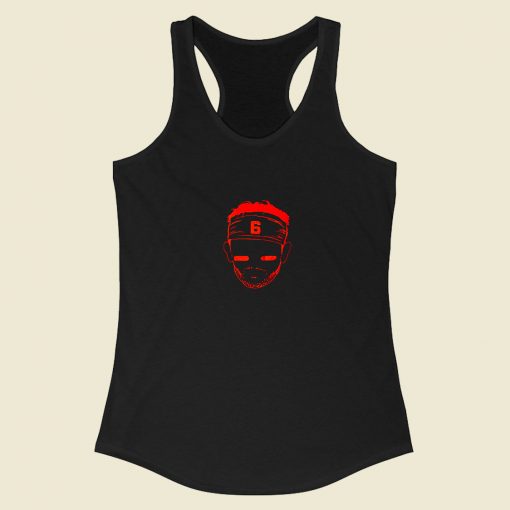 Barstool Baker Mayfield Racerback Tank Top Style