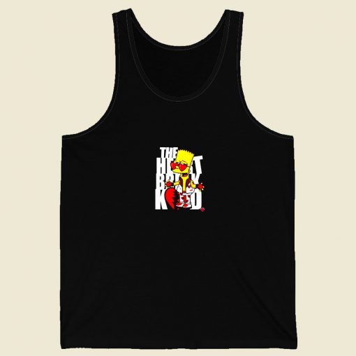 Bart Break Kid Heart Funny Cartoon Men Tank Top