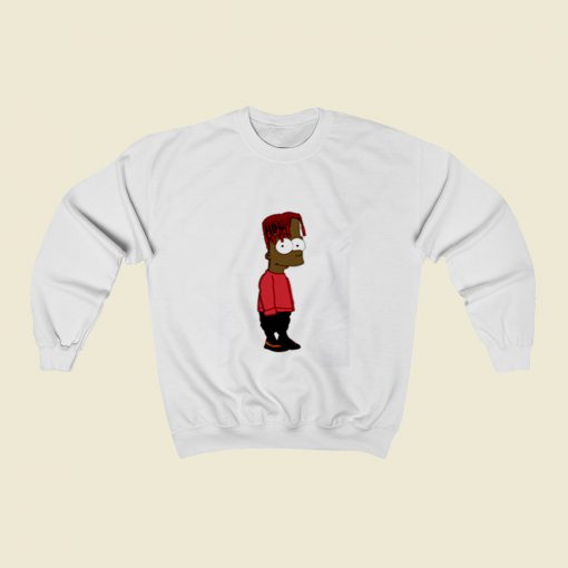 Bart Simpson Lil Yachty Christmas Sweatshirt Style