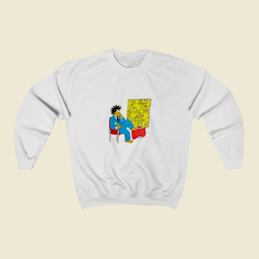 Bartsquiat Simpson Christmas Sweatshirt Style