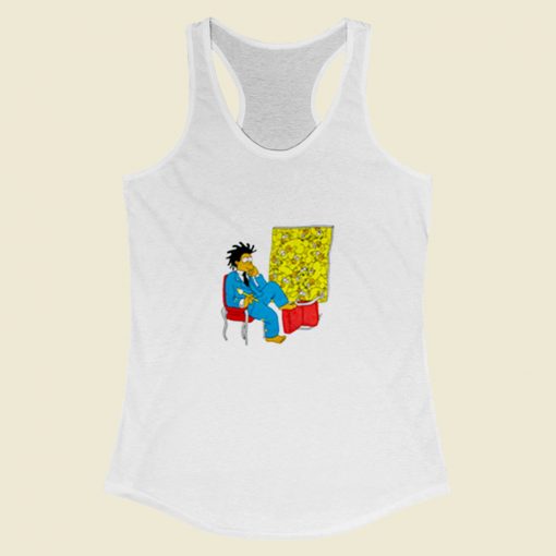 Bartsquiat Simpson Women Racerback Tank Top