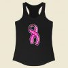 Baseball Pink Ribbon Racerback Tank Top Style