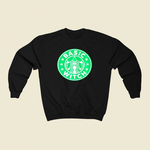 Basic Witch 80s Fashionable Sweatshirt