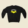 Batdad Halloween Horror Dad Father Papa 80s Fashionable Sweatshirt