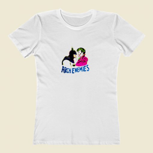 Batman The Joker Arch Enemies Women T Shirt Style