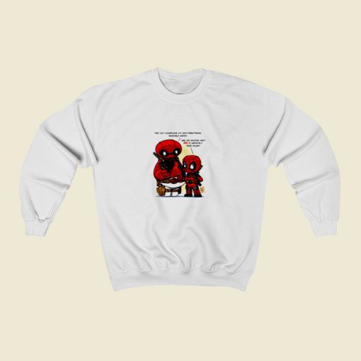 Baymax And Deadpool Parody Christmas Sweatshirt Style