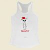 Believe Alien Christmas Women Racerback Tank Top