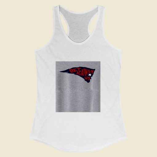 Bet Against Us Women Racerback Tank Top