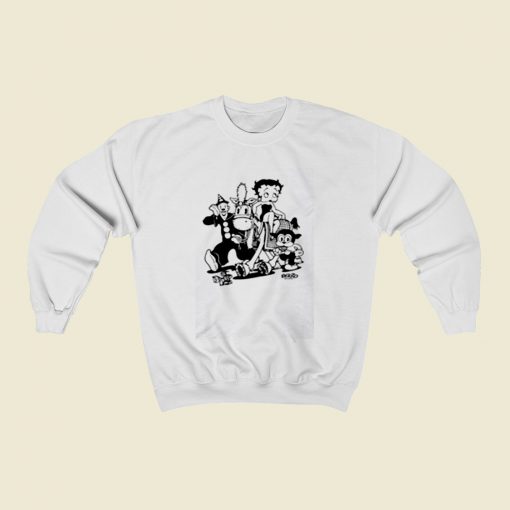 Betty Boop And Friends Christmas Sweatshirt Style