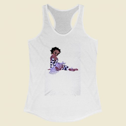 Betty Boop Ballet Women Racerback Tank Top