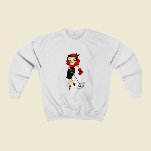 Betty Boop Dog Christmas Sweatshirt Style