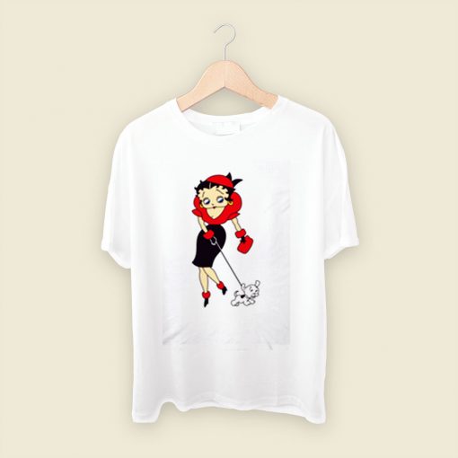 Betty Boop Dog Men T Shirt Style