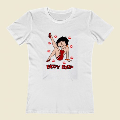 Betty Boop Lips Women T Shirt Style