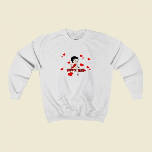 Betty Boop Love Love Christmas Sweatshirt Style