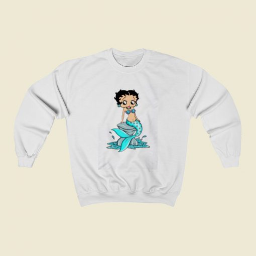 Betty Boop Mermaid Christmas Sweatshirt Style