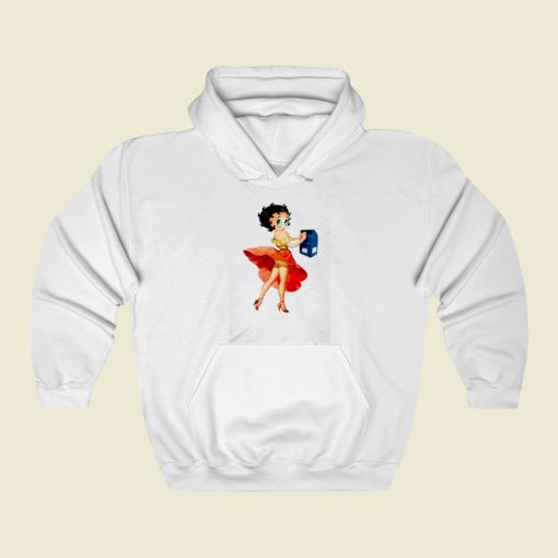 Betty Boop Retro Street Hoodie Style