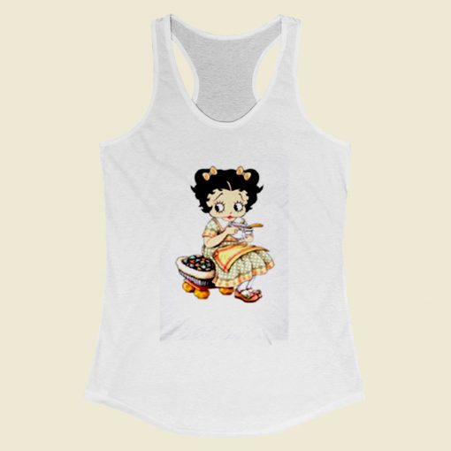 Betty Boop Vintage Women Racerback Tank Top